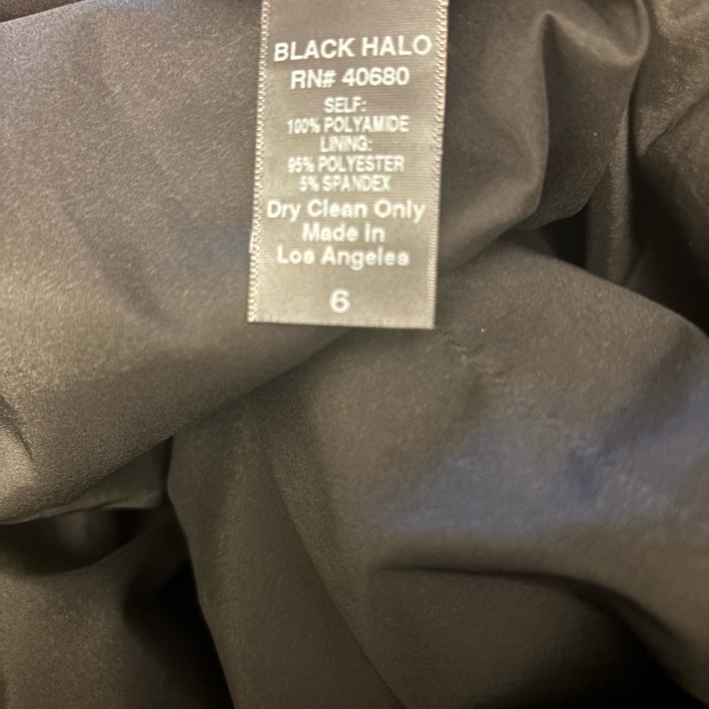 Black Halo Black Mini Skirt - Picture 8 of 8